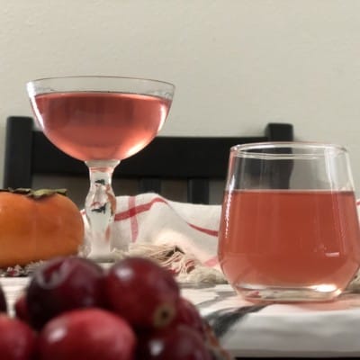 Cranberry Persimmon Sunrise Liqueur