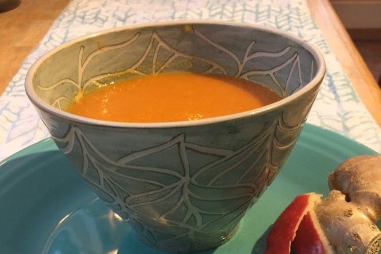 Carrot Apple Ginger Soup
