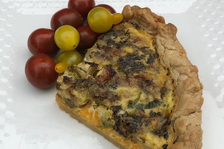 Elegant Brussels Sprouts Quiche