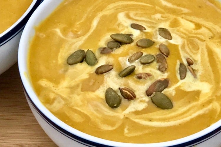 Garden Fresh Curried Butternut Squash Soup