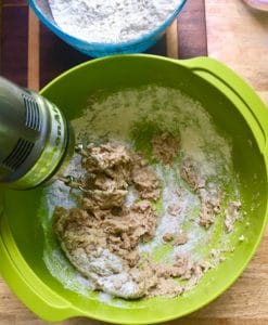 add flour to mixture