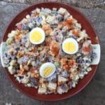 potato salad in large bowl