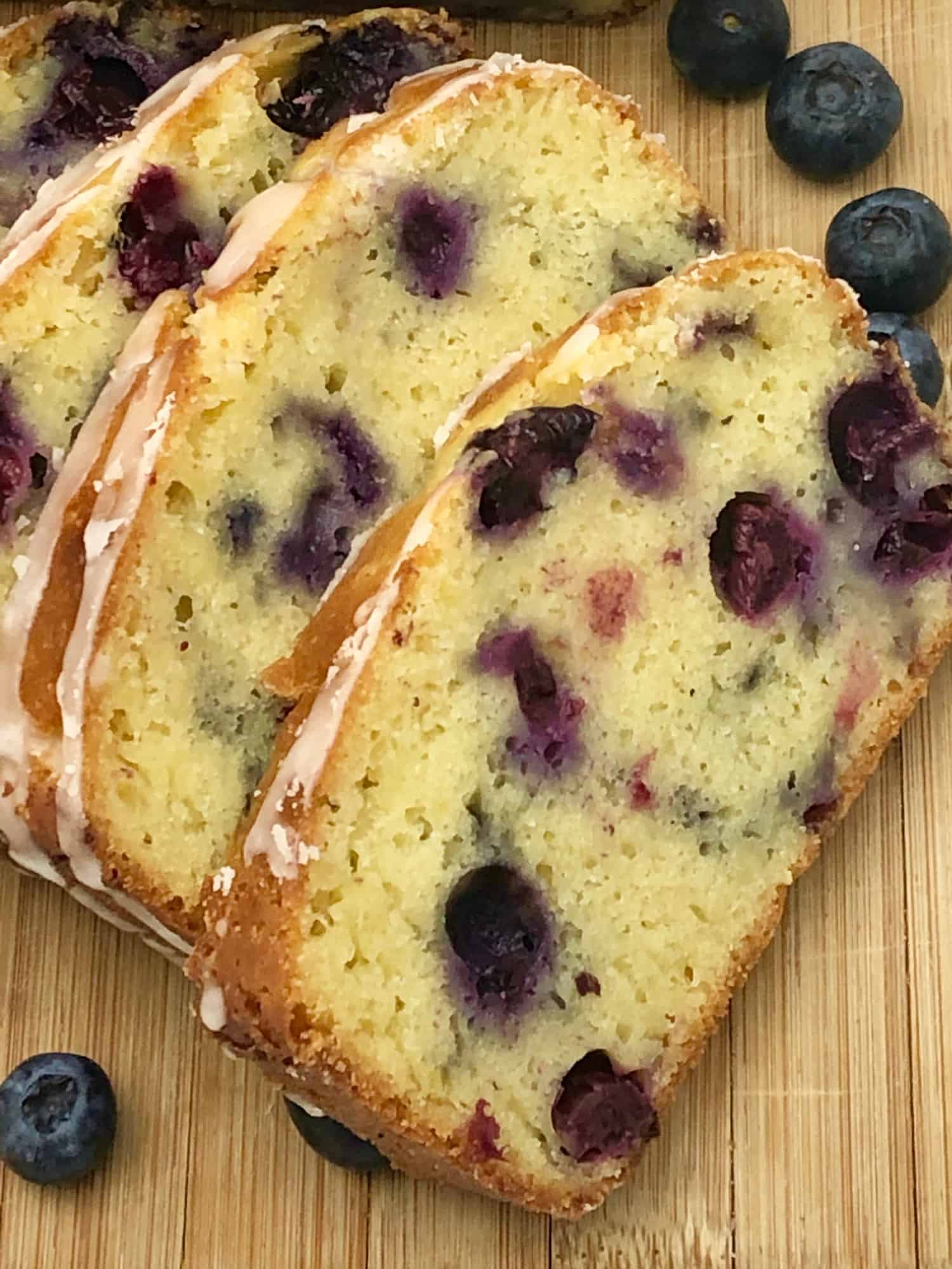 Easy Blueberry Lemon Pound Cake - Pesto for Pennies